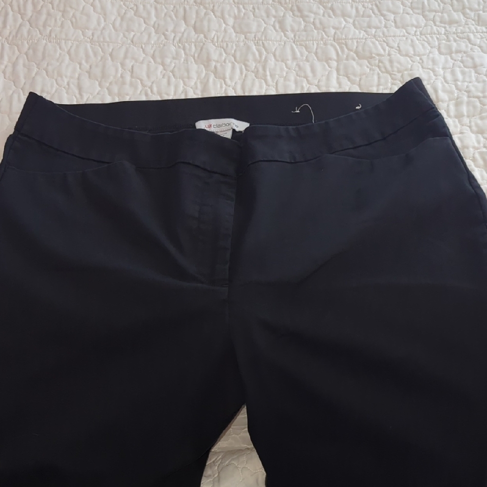 Liz Claiborne Midnight Black "Emma" Pants